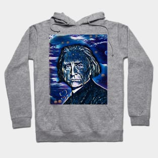 Franz Liszt Dark night Portrait | Franz Liszt Artwork 5 Hoodie